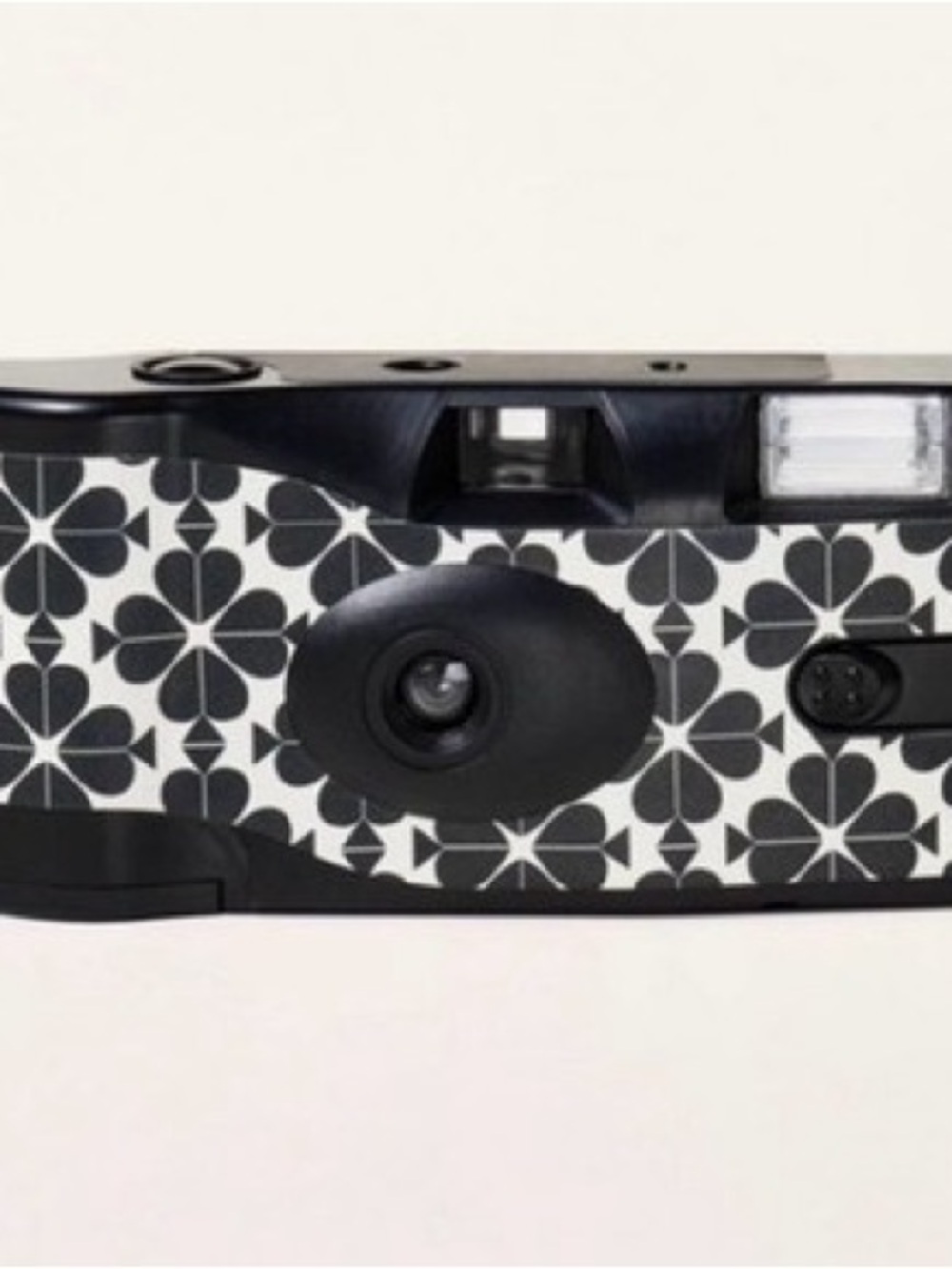 kate spade x target Black and White Spadeflower Single-Use Camera
